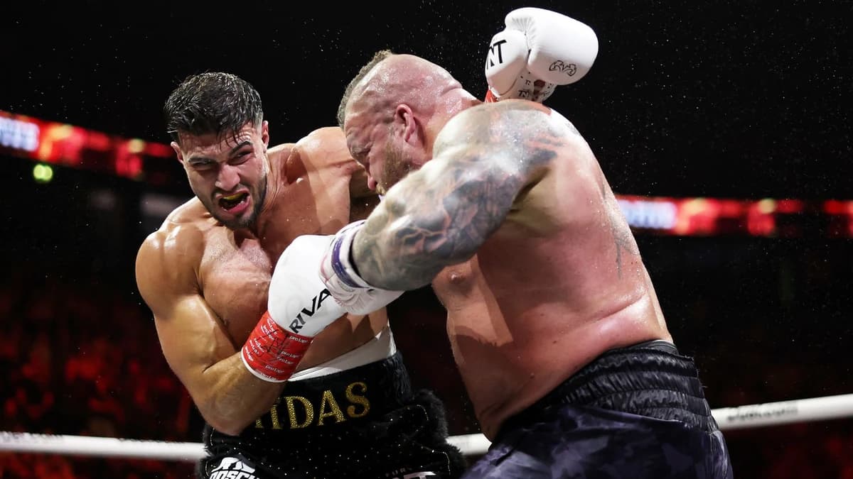 Misfits Boxing: Tommy Fury beats former World's Strongest Man Eddie Hall by majority decision and re