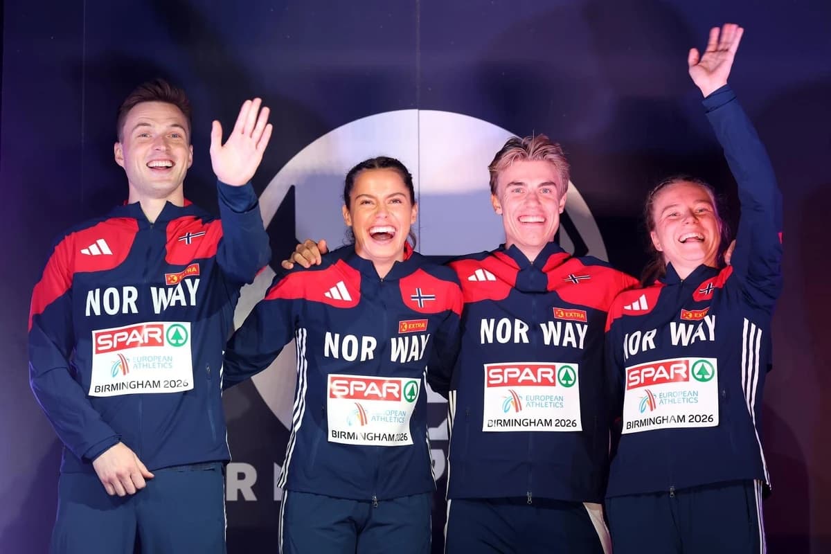 Mixed 4x400m report | Star studded Norway break championship record