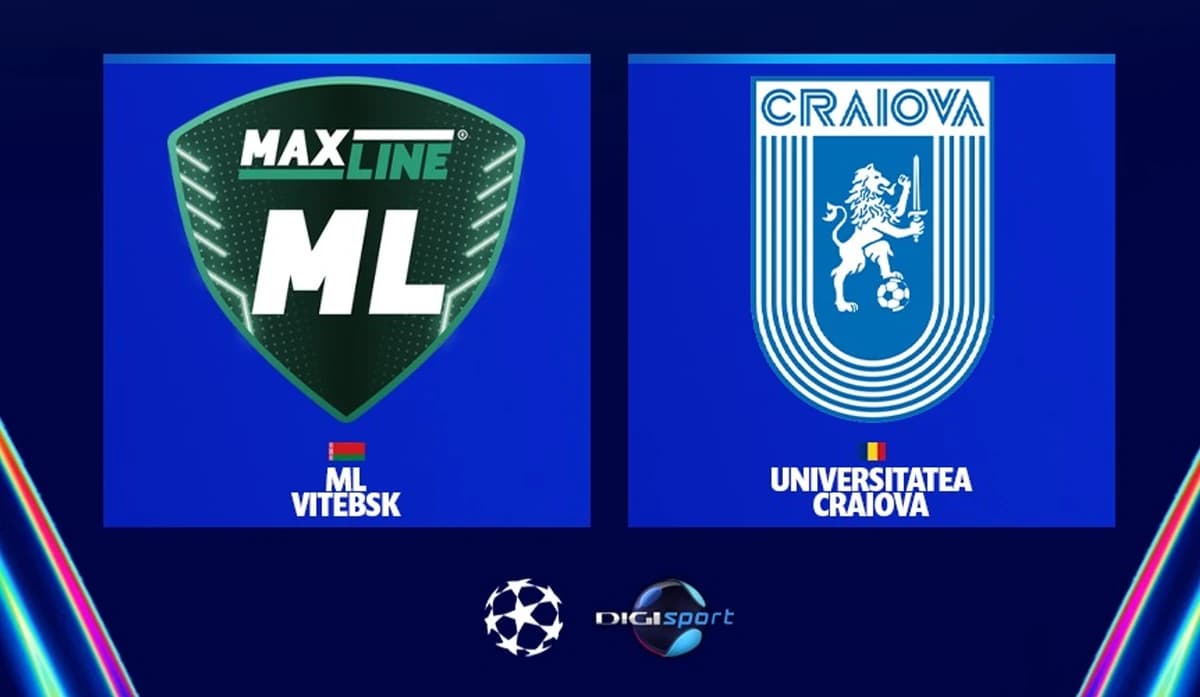 ML Vitebsk - Universitatea Craiova, LIVE VIDEO, 20:00, DGS 1. Campioana României începe aventura în
