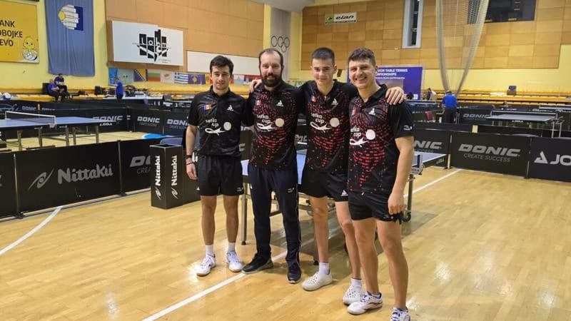 Moldova, în premieră, campioană balcanică la tenis de masă