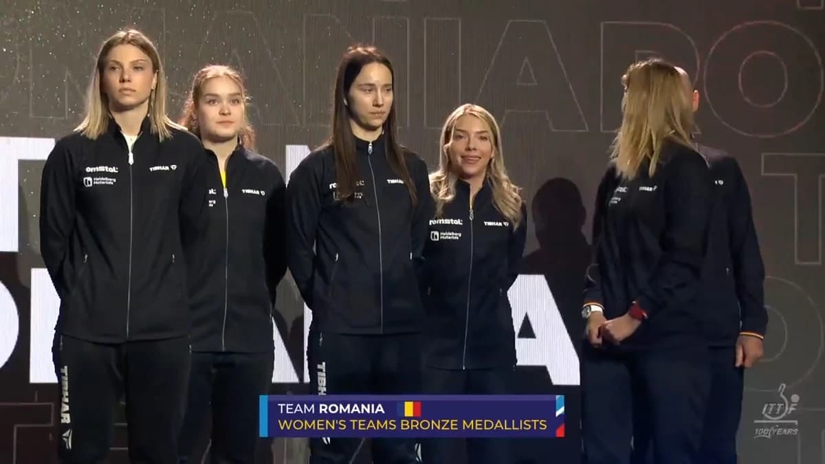 Moment istoric pentru România! Tricolorele au primit medaliile de bronz la Campionatele Mondiale