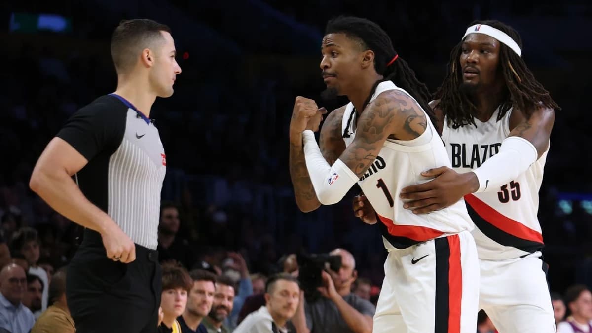 Morant to appeal as he, Blazers miffed by flopping techs vs. Lakers