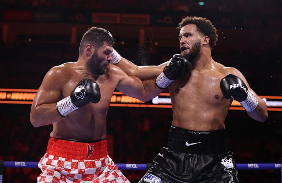 Moses Itauma and Filip Hrgovic are both suspended from boxing following dramatic fight