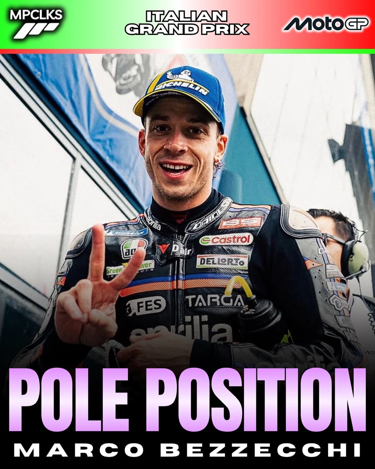 MotoGP: Italianul Marco Bezzecchi va pleca din pole-position la Marele Premiu al Italiei