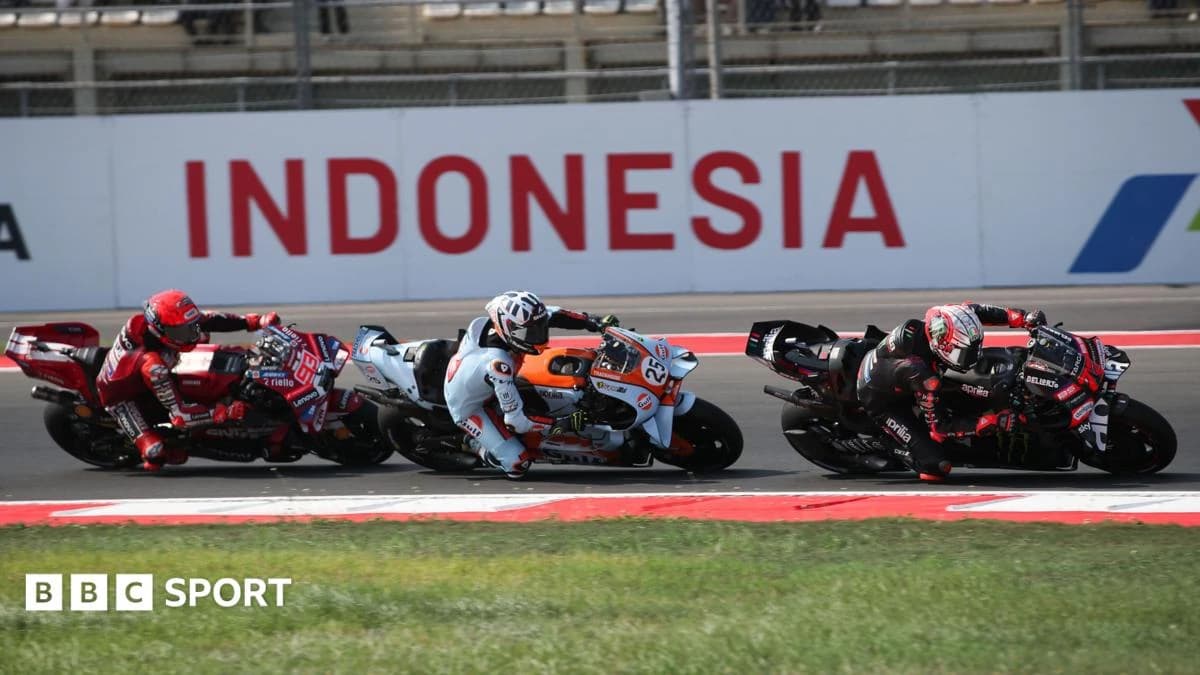 MotoGP: Marco Bezzecchi wins Indonesian Grand Prix as Jorge Martin retakes championship lead