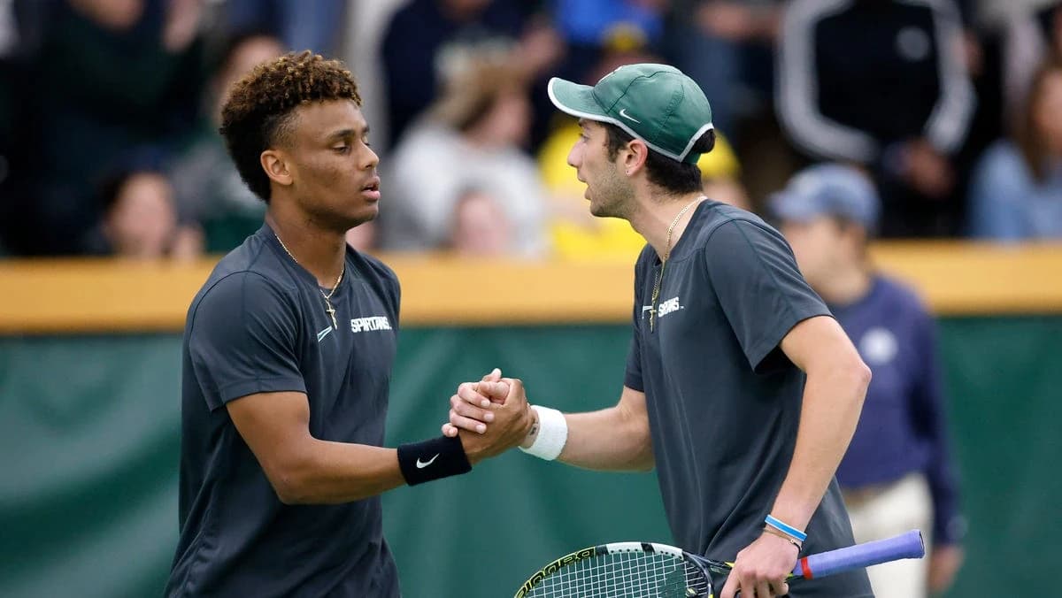 MSU men's tennis edges Ohio State for first Big Ten tourney title since 1967