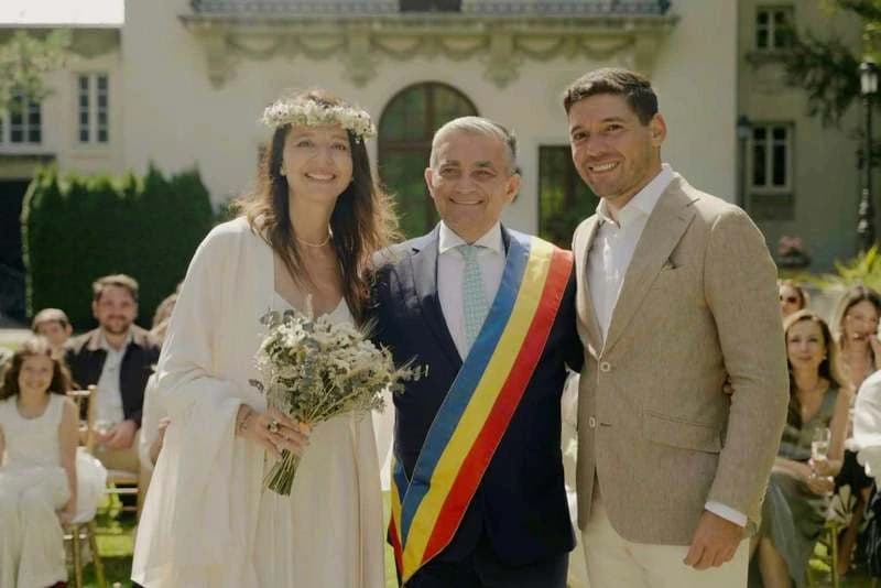 Multipla campioană la scrimă Ana-Maria Brânză s-a căsătorit la Sinaia. Ceremonia, oficiată de primar