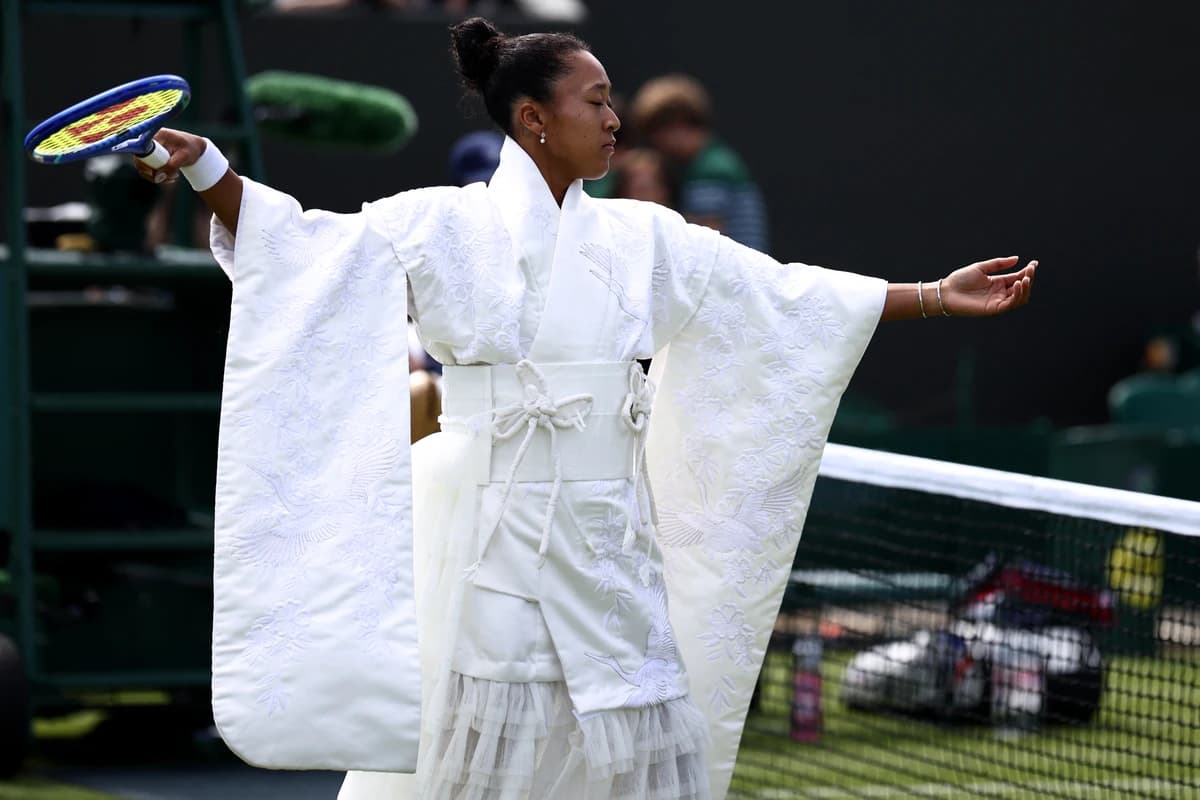 Naomi Osaka channels 'Kill Bill' with kimono-inspired Wimbledon entrance