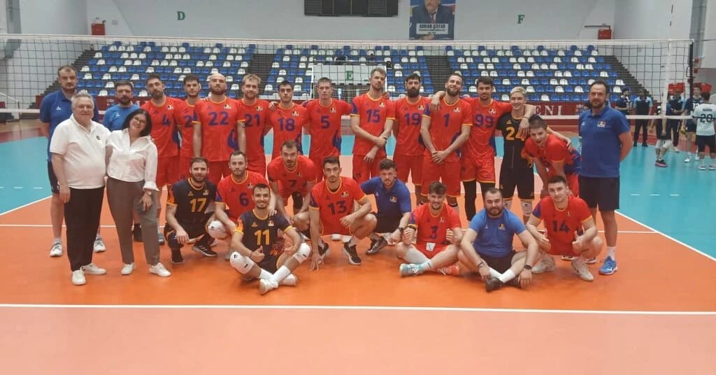 Naționala de volei masculin a României debutează în Letonia în noul format din Liga Europeană