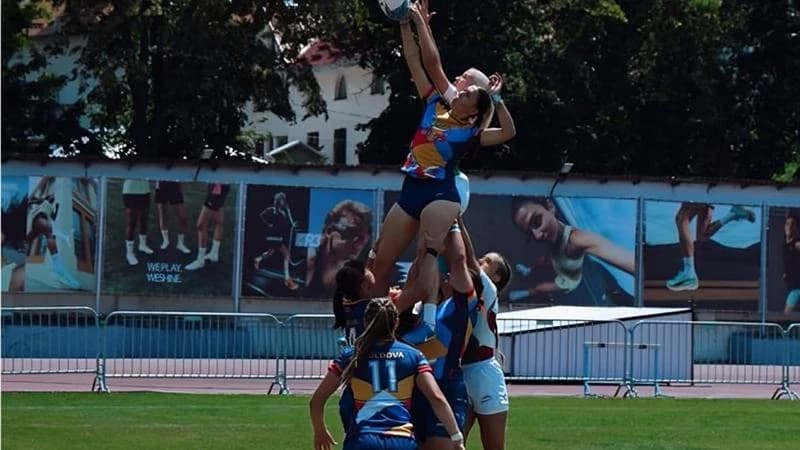 Naționala feminină a Moldovei, pe locul trei în clasamentul general al Trophy Series la rugby-7