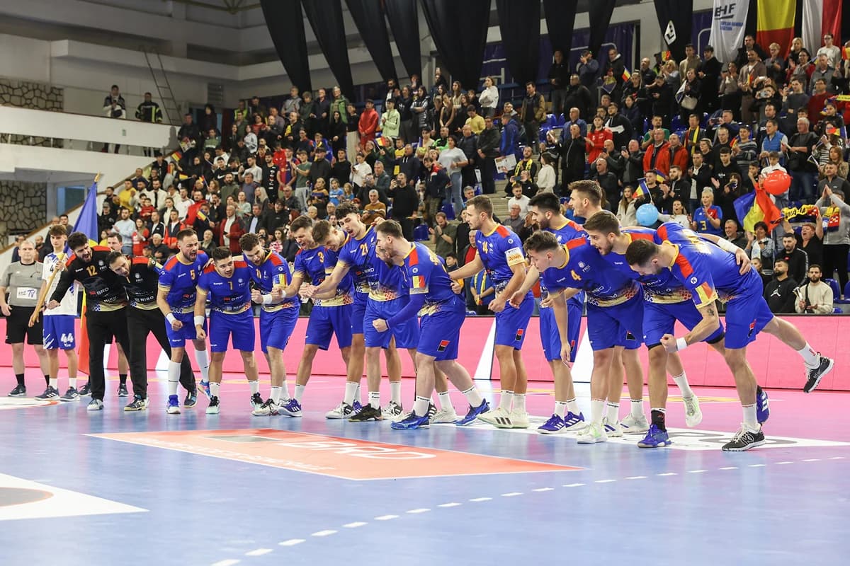 Naționala masculină de handbal câștigă clar cu Turcia, în manșa tur din play-off-ul pentru Mondialul