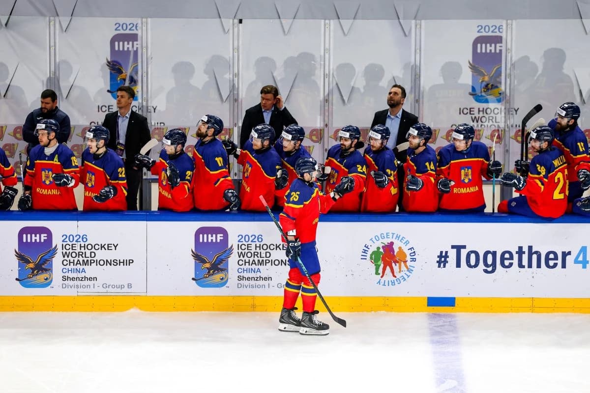 Naționala masculină de hochei a României a obținut a doua victorie la Campionatul Mondial, Divizia I