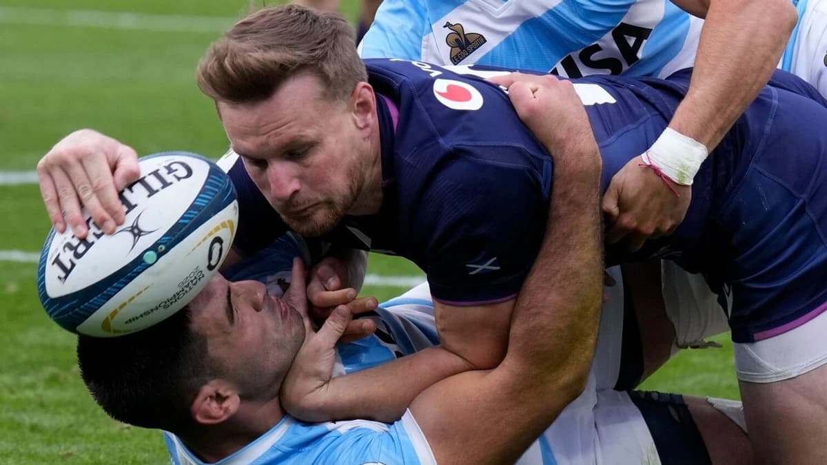 Nations Championship rugby: Scotland score seven tries in 47-38 away victory over Argentina to make
