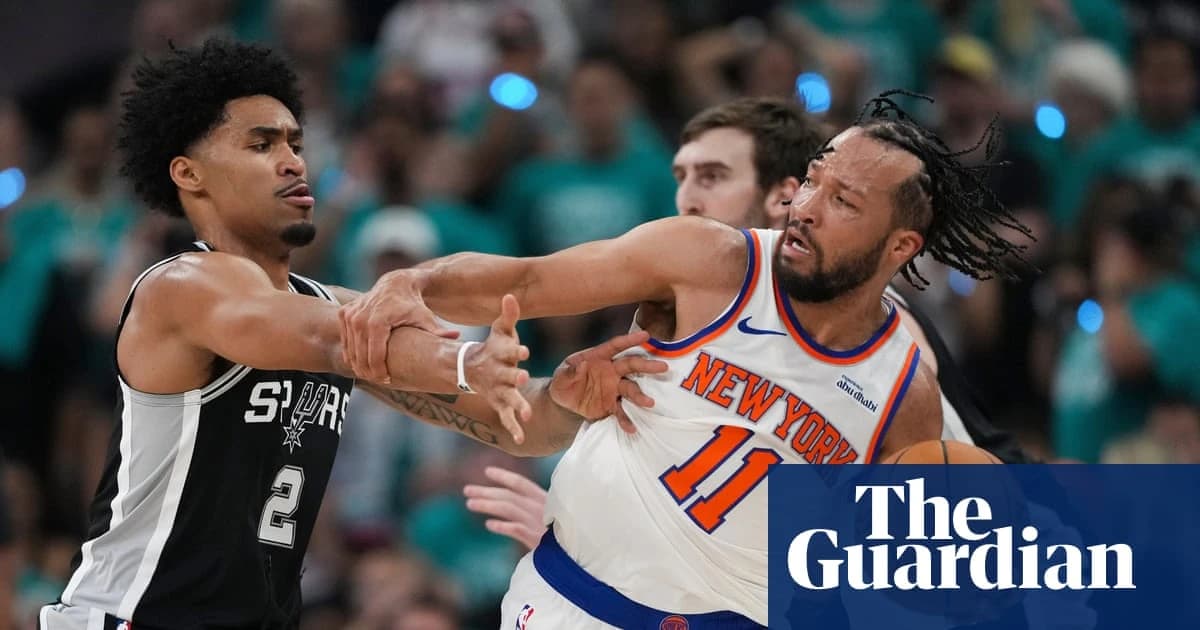 NBA finals: Brilliant Brunson leads surging Knicks to victory over Spurs in Game 1