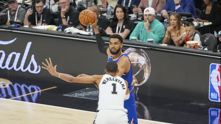NBA Finals Game 2 takeaways: Karl-Anthony Towns has been series MVP, Victor Wembanyama forced things