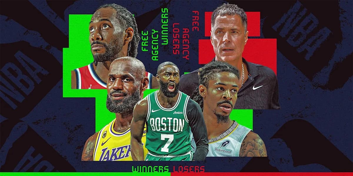 NBA free agency 2026: Early winners and losers, including LeBron James, the Celtics and unpredictabl