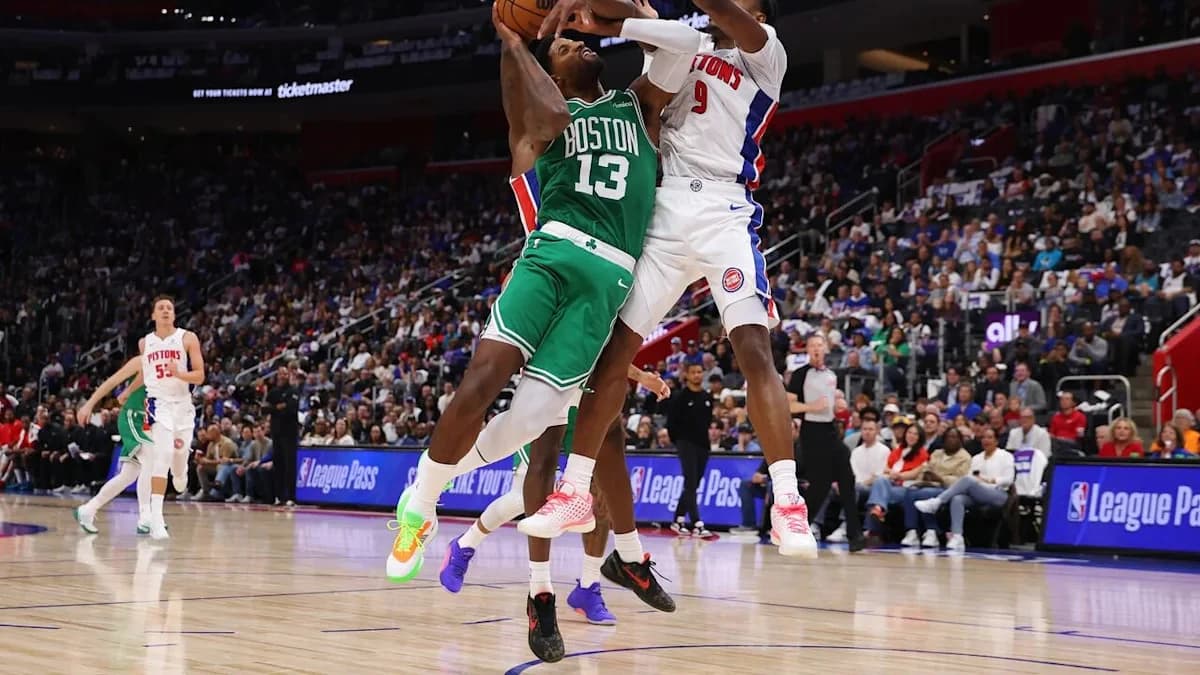 NBA season tips off with Pistons rallying to beat Celtics 121-113, spoiling Paul George’s debut
