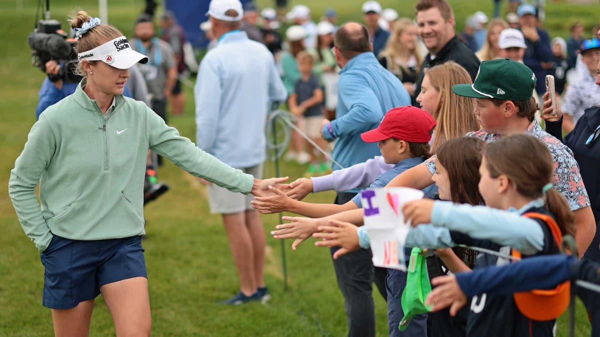 Nelly Korda Opens with 70 in First Round KPMG Women’s PGA at Hazeltine in Pursuit of LPGA Hall of Fa
