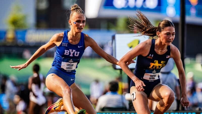 ‘Never give up’: BYU’s Taylor Lovell recounts NCAA steeplechase title — and what was different this