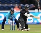 New Zealand sink England in rain-hit final women’s ODI to tie series