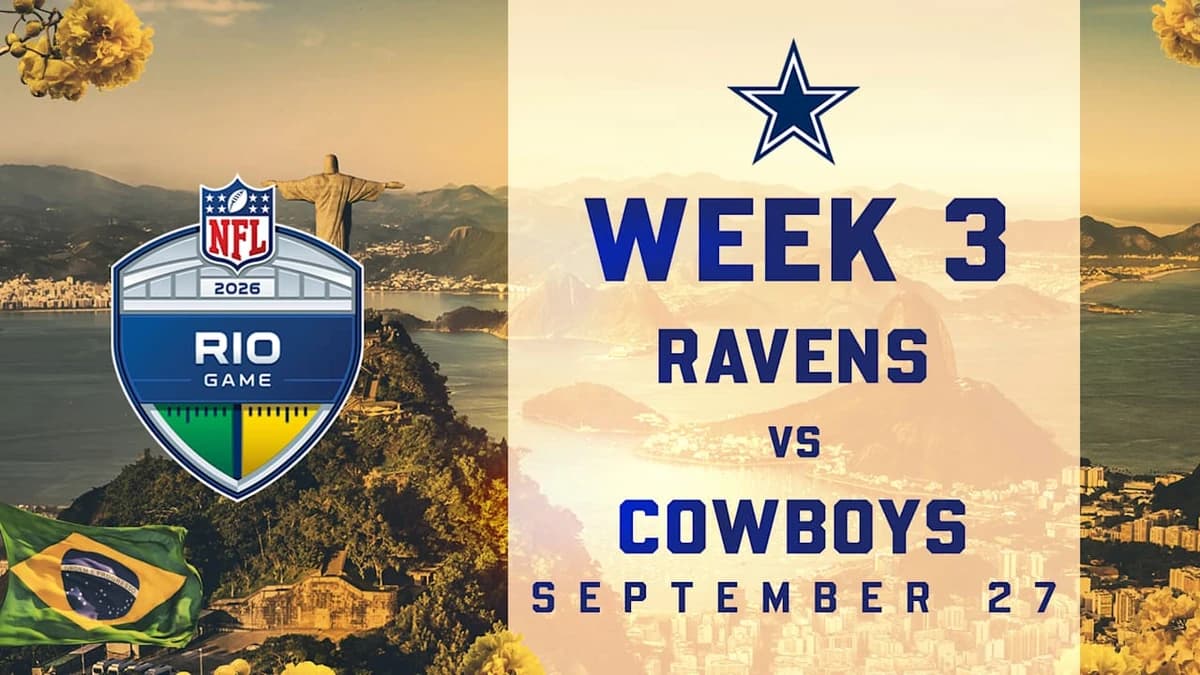 NFL announces Cowboys will face Baltimore Ravens in Brazil