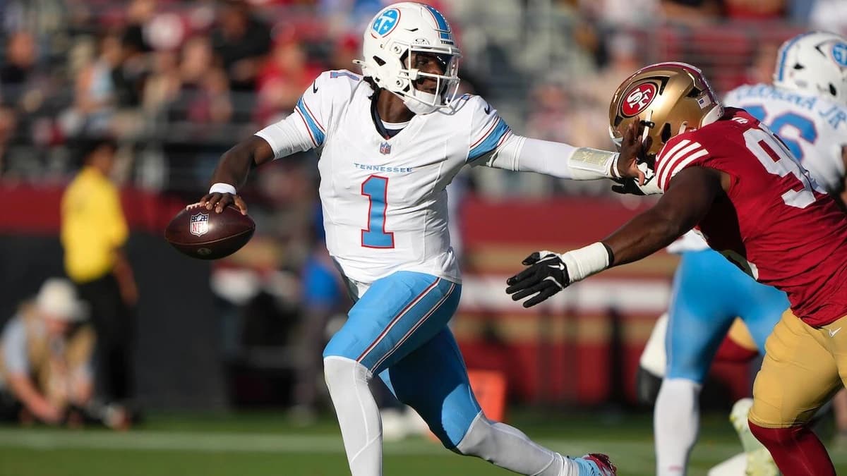 NFL preseason Week 1 overreactions: Do Titans have Cam Ward problem? Niners have OROY candidate at W