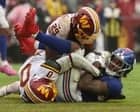 NFL roundup: Daniels’ overtime blunder costs Commanders as Giants salvage wild 27-27 tie