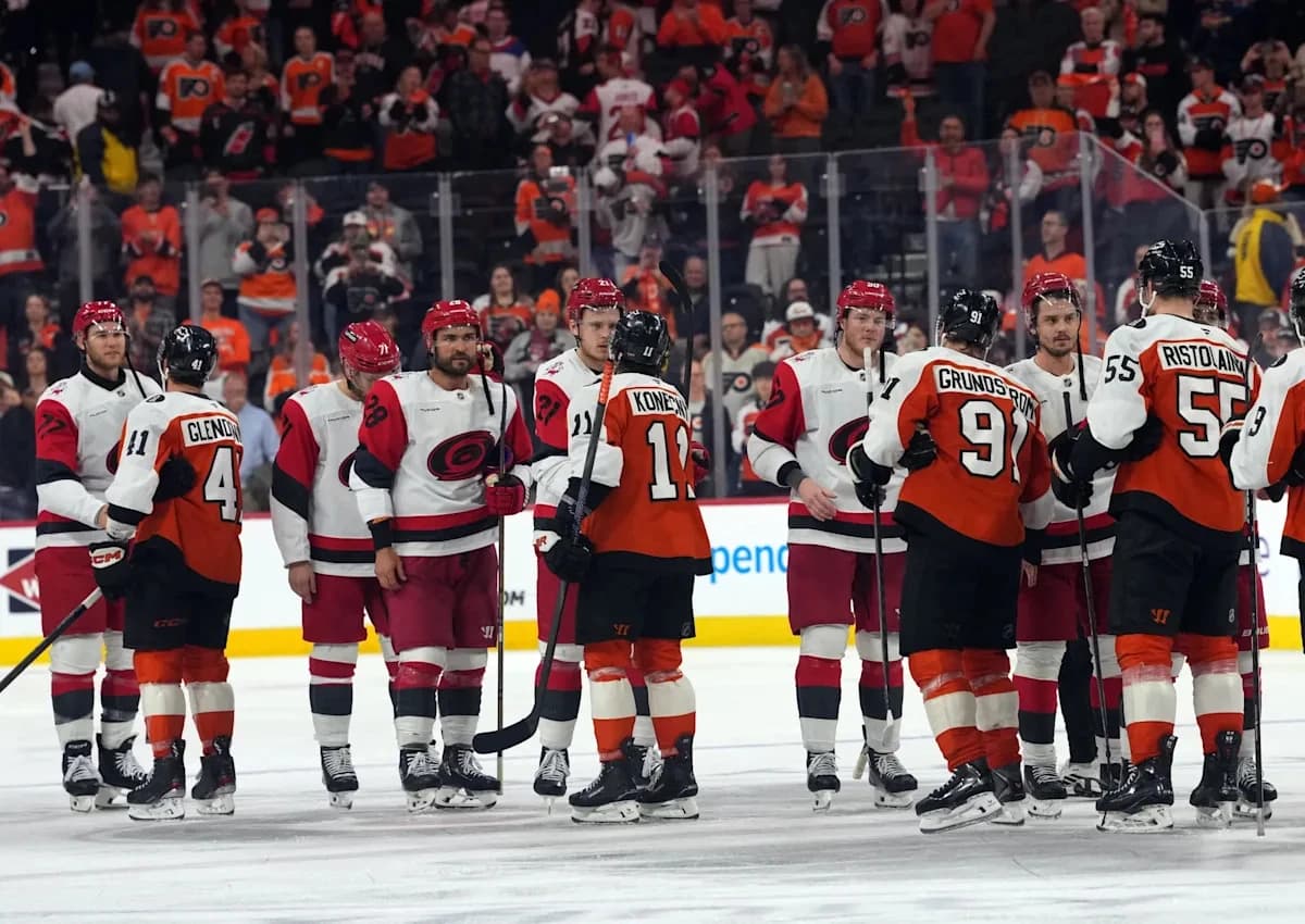 NHL Playoffs: Hurricanes Sweep Flyers, Make History in OT Win