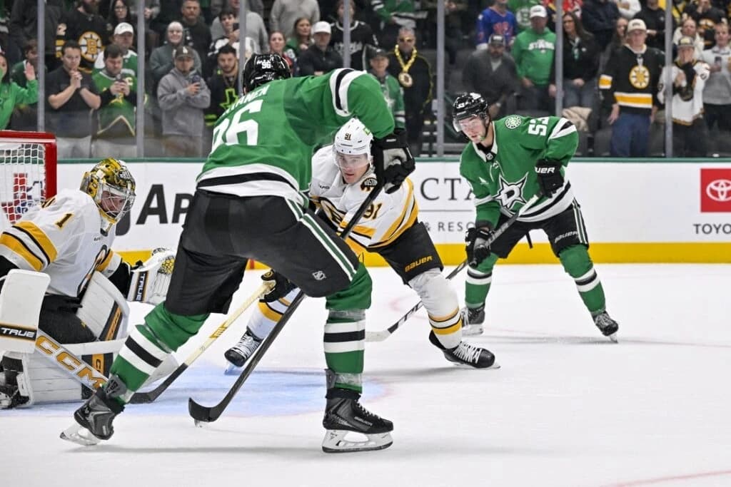 NHL roundup: Mikko Rantanen caps hat trick in OT as Stars top Bruins