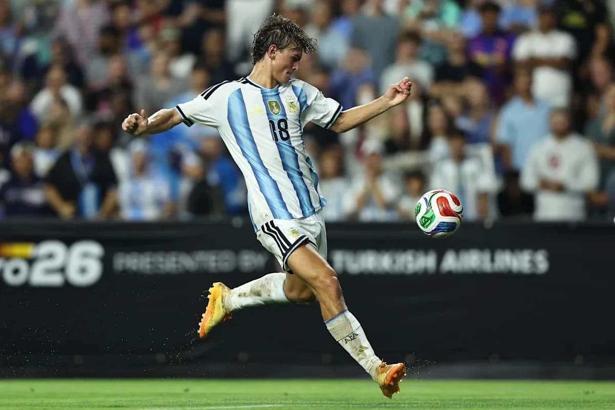 Nico Paz played for an hour in Argentina’s win against Iceland