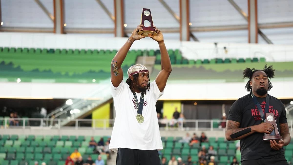 Nnamdi Claims Javelin National Title on Opening Day of NCAA Championships