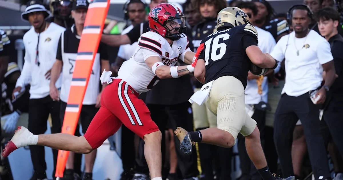 No. 12 Texas Tech capitalizes on 4 interceptions in a 29-7 win over Colorado and moves to 5-0