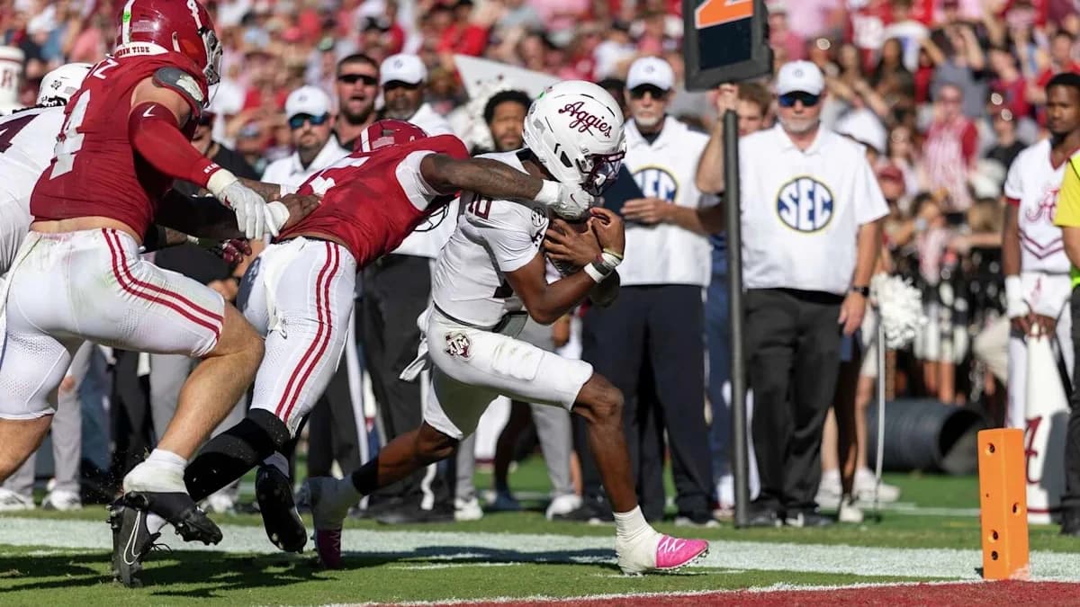 No. 13 Alabama pulls away in fourth quarter to deny Texas A&M's upset bid