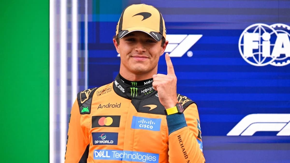 Norris takes pole for Dutch GP, Mercedes behind