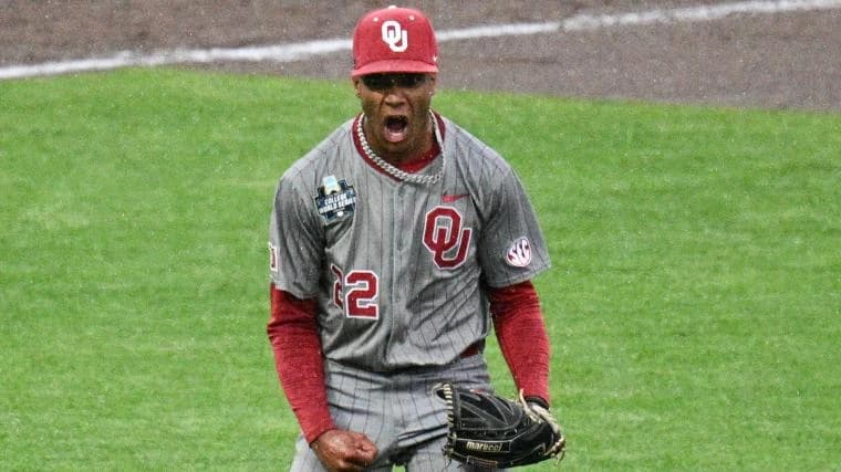 North Carolina vs. Oklahoma baseball box score: Live stats from College World Series