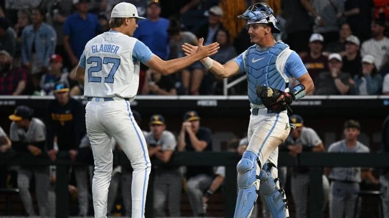 North Carolina vs. West Virginia baseball box score: Live stats from College World Series