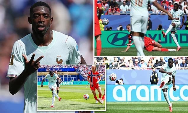 Norway 1-4 France: Ousmane Dembele steps out of Kylian Mbappe's shadow to steal the limelight in Bos