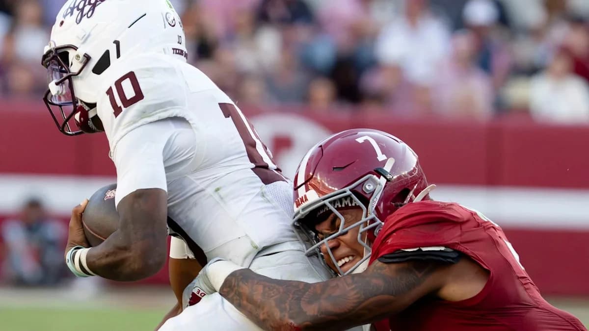Notable PFF grades after Texas A&M's 31-20 loss to Alabama