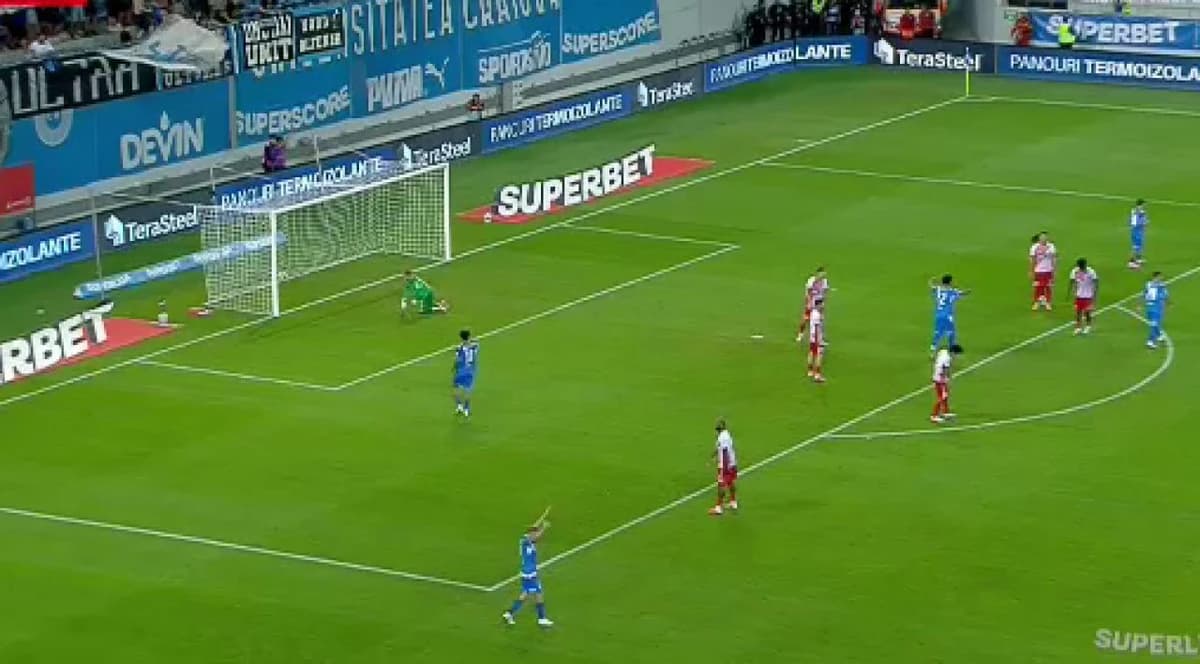 O bijuterie de gol a deblocat tabela în Universitatea Craiova - UTA