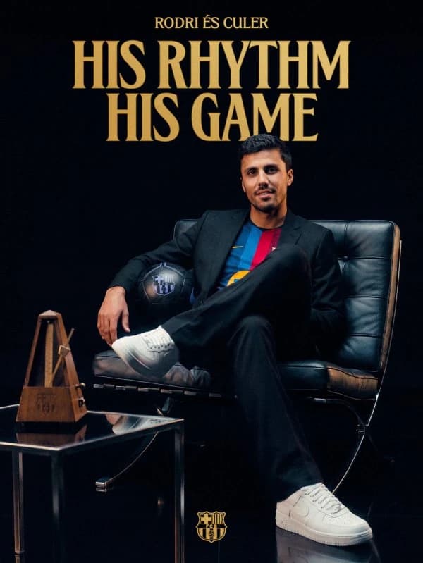 OFICIAL | Rodri, jucător la FC Barcelona până în 2030