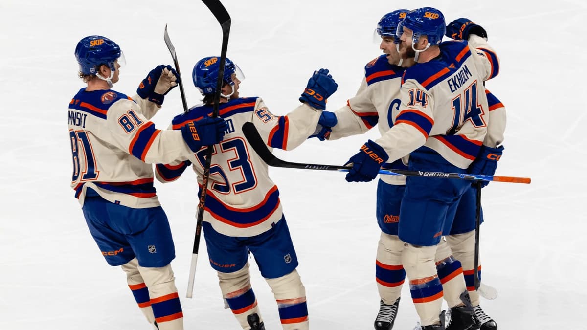 Oilers defeat Sharks despite Celebrini goal in return
