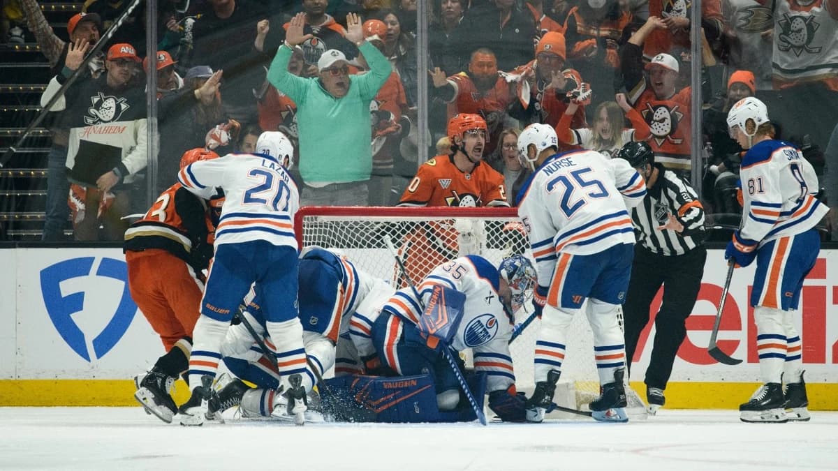 Oilers on brink of elimination after Ducks' controversial OT winner
