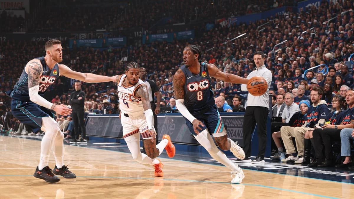 OKC takes 2-0 lead, but loses Williams to injury