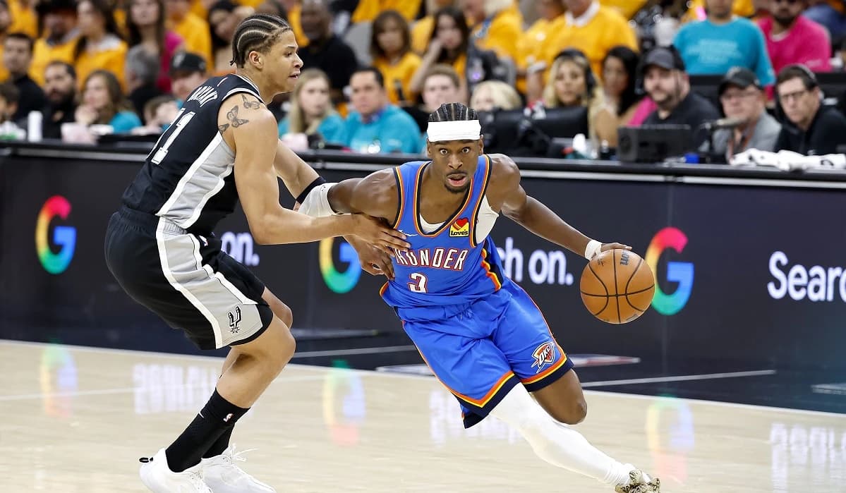 Oklahoma City Thunder conduce seria cu San Antonio Spurs! SGA şi Wemby, câte 26 de puncte în meciul