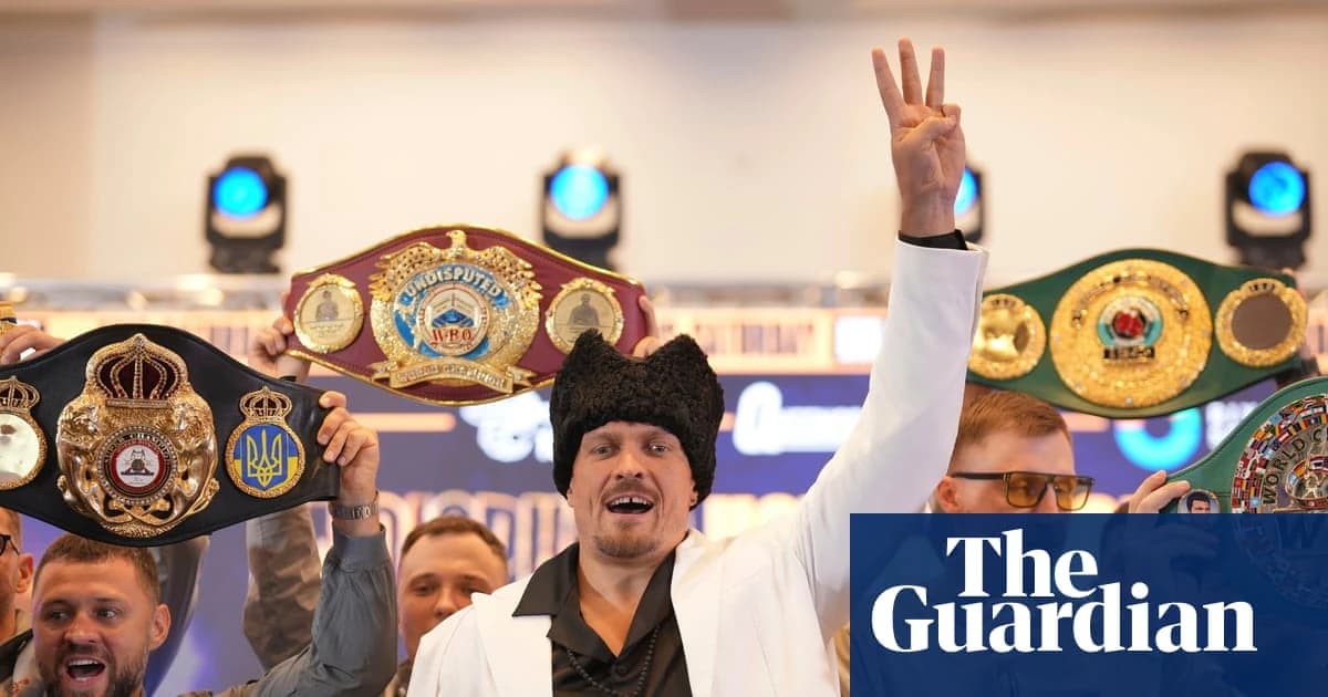 Oleksandr Usyk vacates heavyweight title belts but says he is not retiring