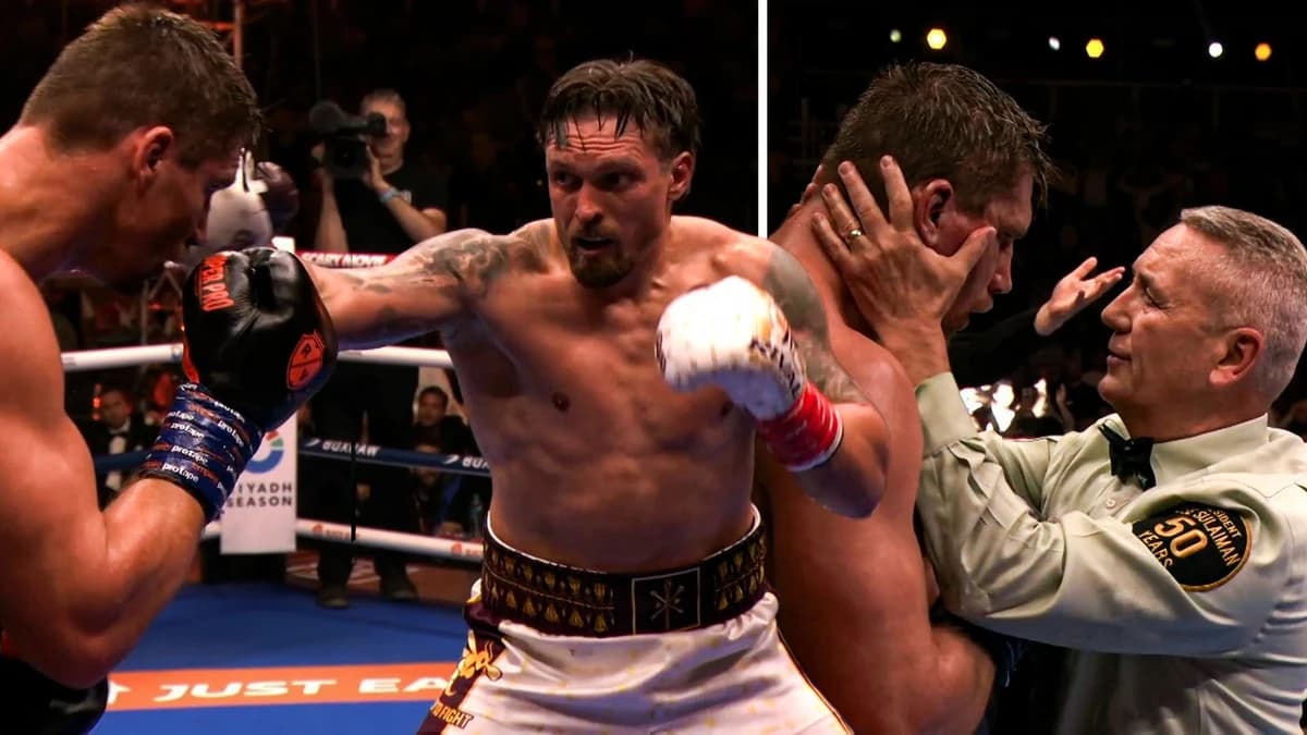 Oleksandr Usyk wins by CONTROVERSIAL stoppage after massive Rico Verhoeven scare!
