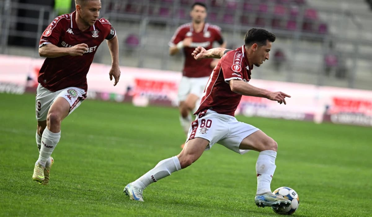 Olimpiu Moruțan a spart gheața la Rapid! Primul gol a venit după o eroare uriașă a CFR-ului
