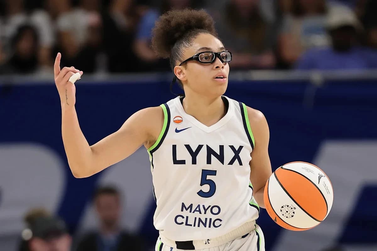 Olivia Miles hits 8 3-pointers in Lynx win, breaking WNBA rookie record previously held by Caitlin C