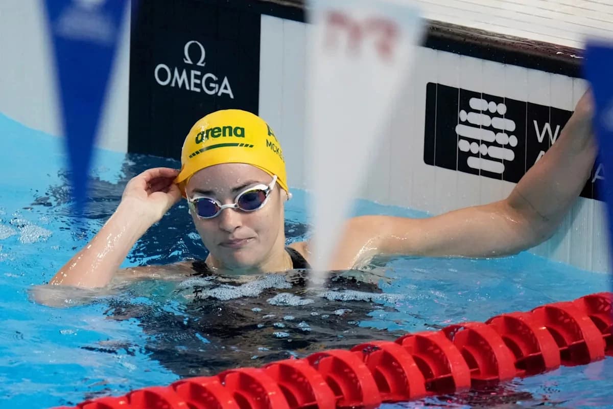 Olympic gold medalist backstroker McKeown is out of Commonwealth Games with glandular fever