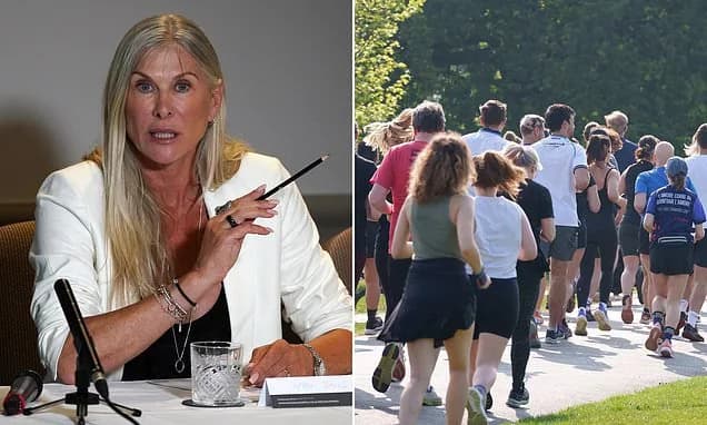 Olympic hero Sharron Davies threatens Parkrun and NINE other sports bodies with legal action over tr